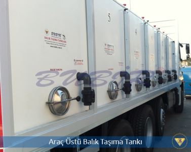 Araç Üstü Balık Taşıma Tankı